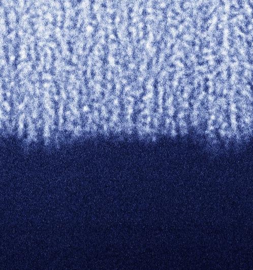 A scanning transmission electron microscope image of the “spongy” solar cell after it’s made. The upper half shows the porous layer. @ Tian lab