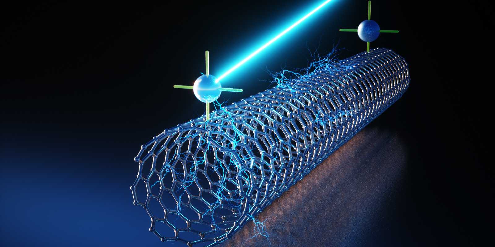 A nanotube made of carbon, a layer of titanium dioxide and a dye that converts light into an electrical charge – these are the three modules that make up the innovative oxygen meter. @ Bezdek Group / ETH Zurich