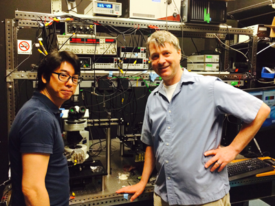 Young Duck Kim and Prof. James Hone