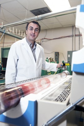 Amin Salehi-Khojin, assistant professor of mechanical/industrial engineering. Photo: UIC Photo Services