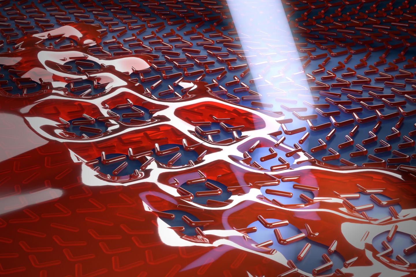 The new method employs a natural process already used in fluid mechanics: dewetting. @ Vytautas Navikas / 2019 EPFL