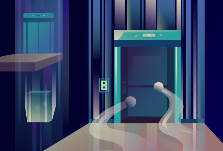This is a molecular elevator. @ Daria Sokol/MIPT Press Office