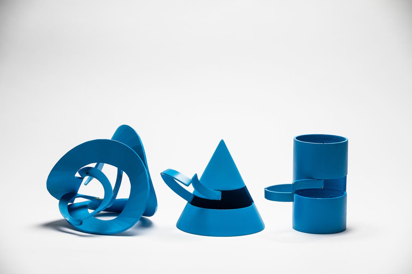 This image shows how developable mechanisms reside in the surface of an object. @ BYU Photo