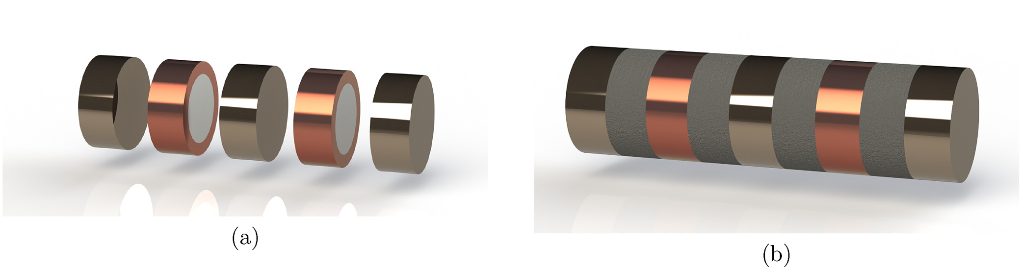Electromagnetic component of the sensor (a) without connecting foam; (b) with connecting foam. @ University of Waterloo